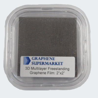 3D Multilayer Freestanding Graphene Foam, 2"x2"
